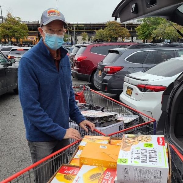 CFLSP Board Member Phil Marriott Shopping at Costco to Provide Food for Families